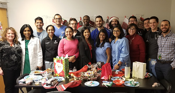 A group shot of the AHN Cardiovascular Disease fellows and staff.