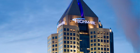 A view of the Highmark building in Pittsburgh, Pennsylvania.