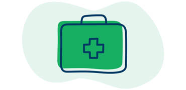 An illustration of a medial bag.