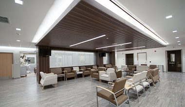 interior shot of the new Saint Vincent's Hospital emergency department